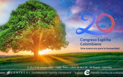 Acompáñanos los días 11, 12 y 13 de octubre de 2025, en el 20 Congreso Espírita Colombiano